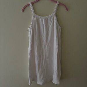 New Loveshack White Terry Dress